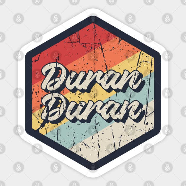 Duran Duran Retro Sticker by Arestration